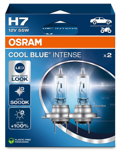 Osram cool blue 5000k - 2x, h7