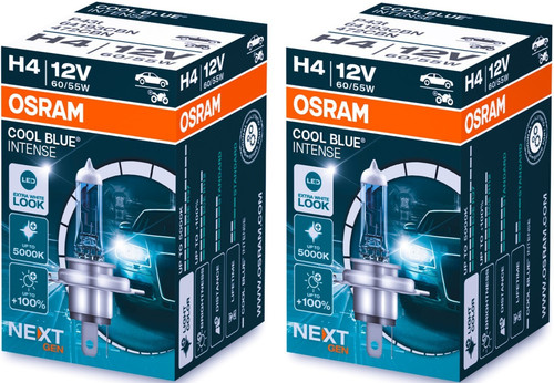 2st osram cool blue - h4,
