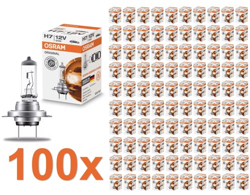 100x osram halogen lampen - 100x, h7