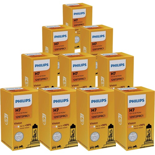 10x philips vision halogen - h7,