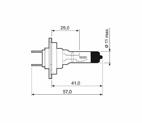 Px26d 12v 55w - h7, bosch